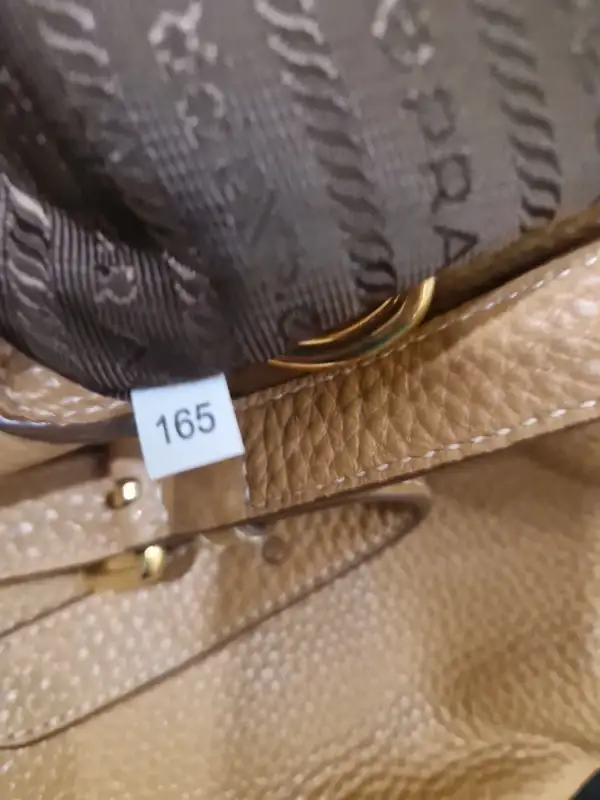 Prada Vitello Daino Shopping Bag