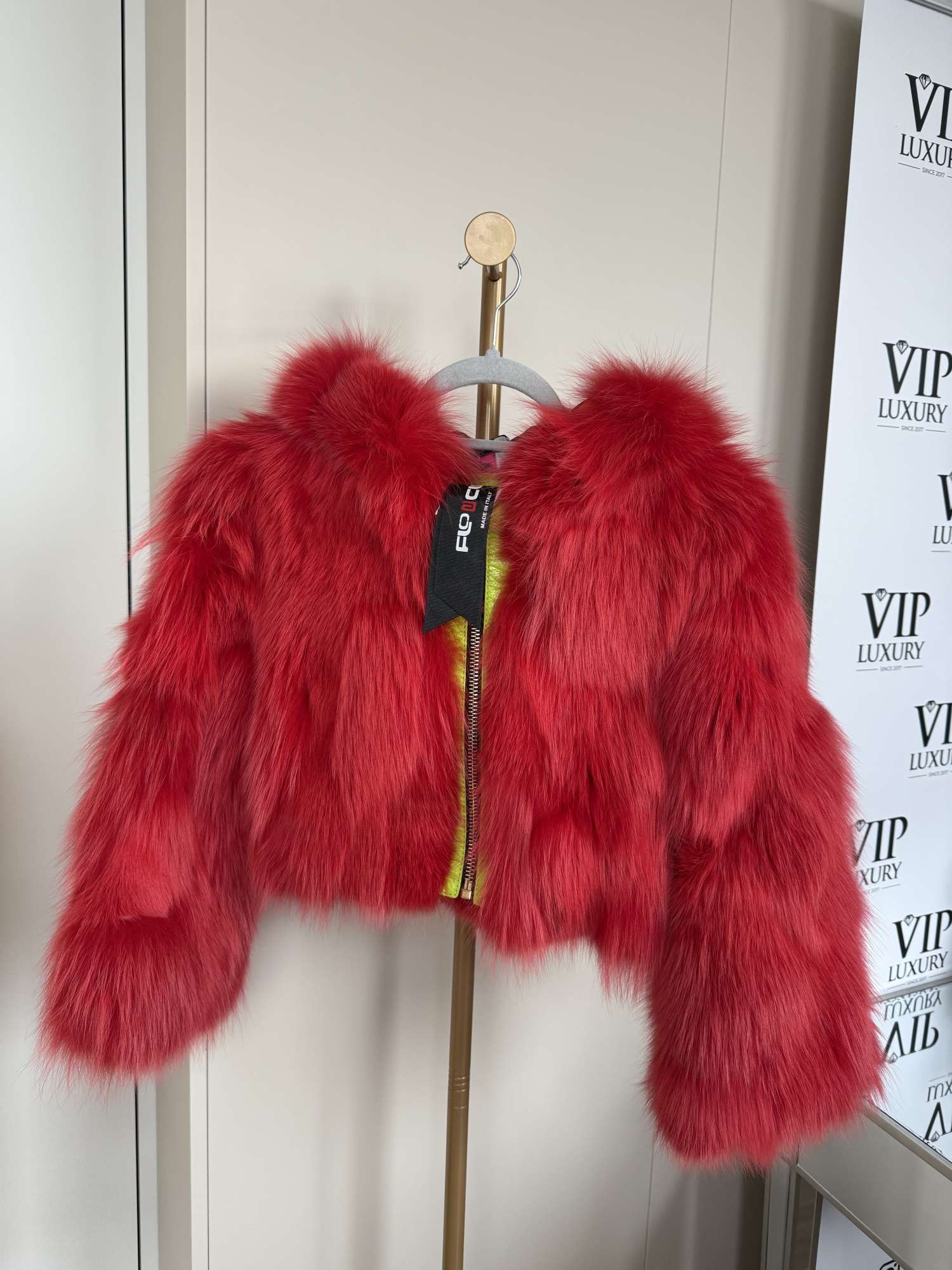 Flo clo kožuch z pravej kožušiny