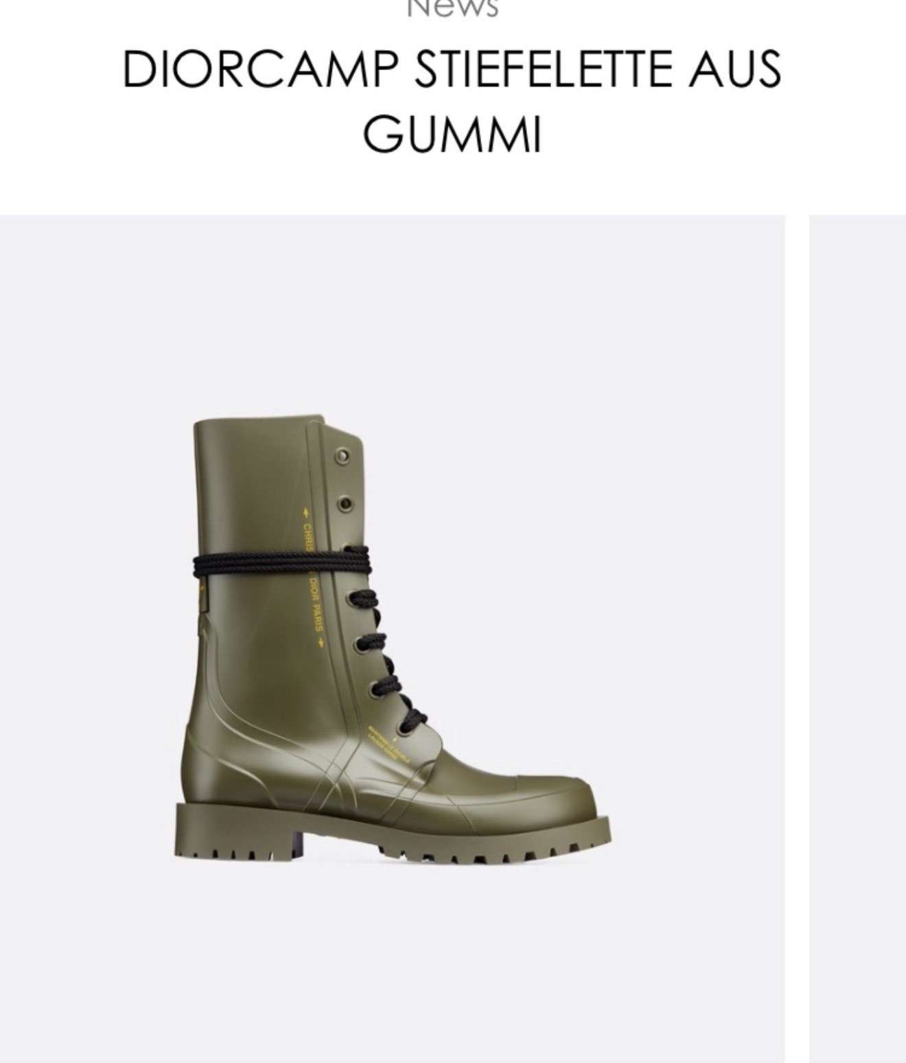 Dior čižmy