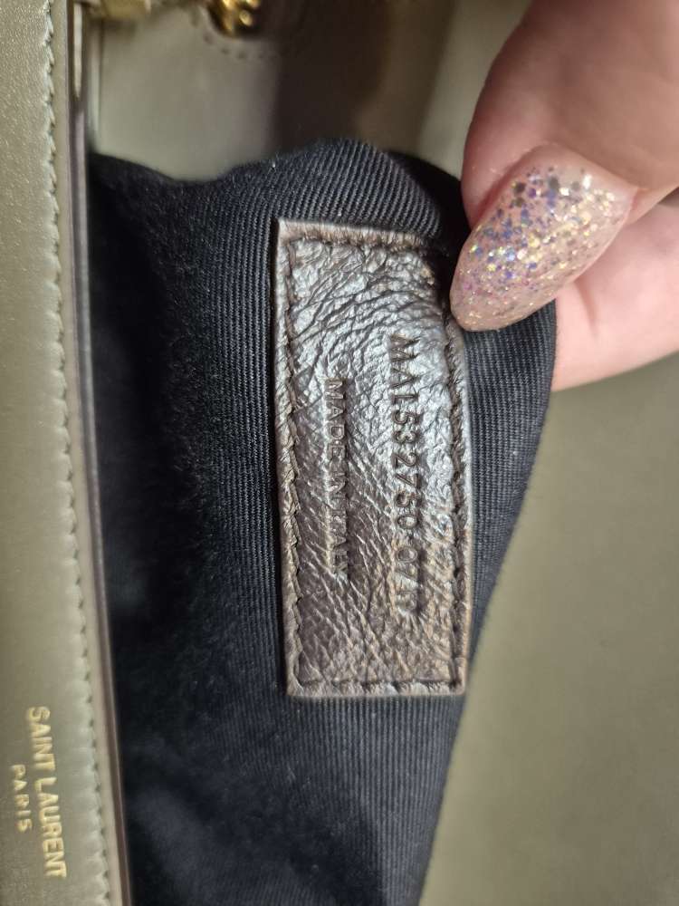Nová YSL Cassandra Medium Suede Olive