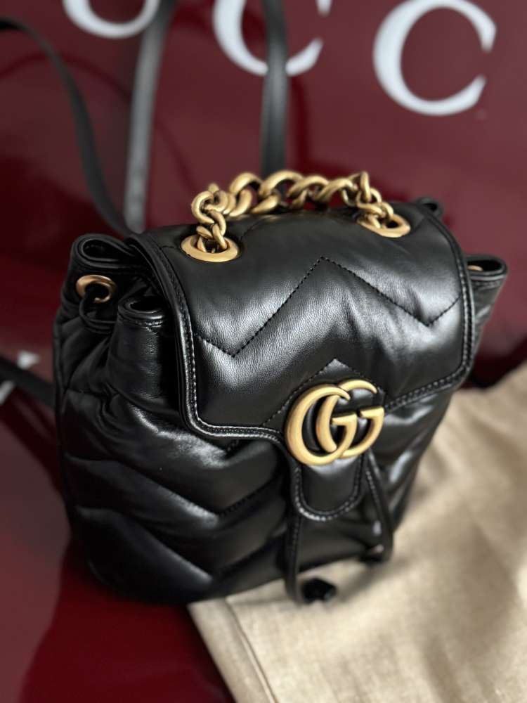 Gucci marmont kožený ruksak