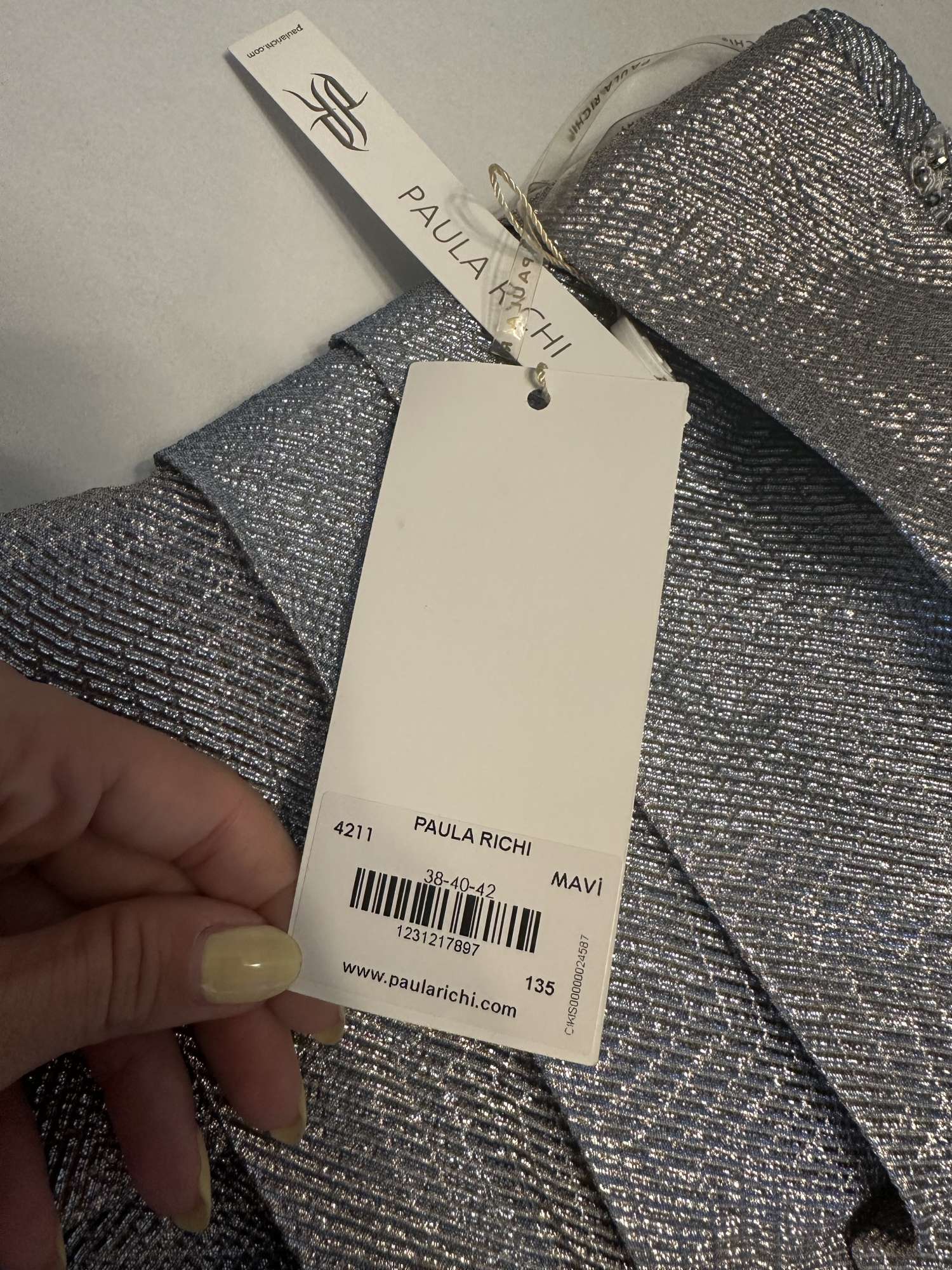 Trblietave plesove saty Paula Richi