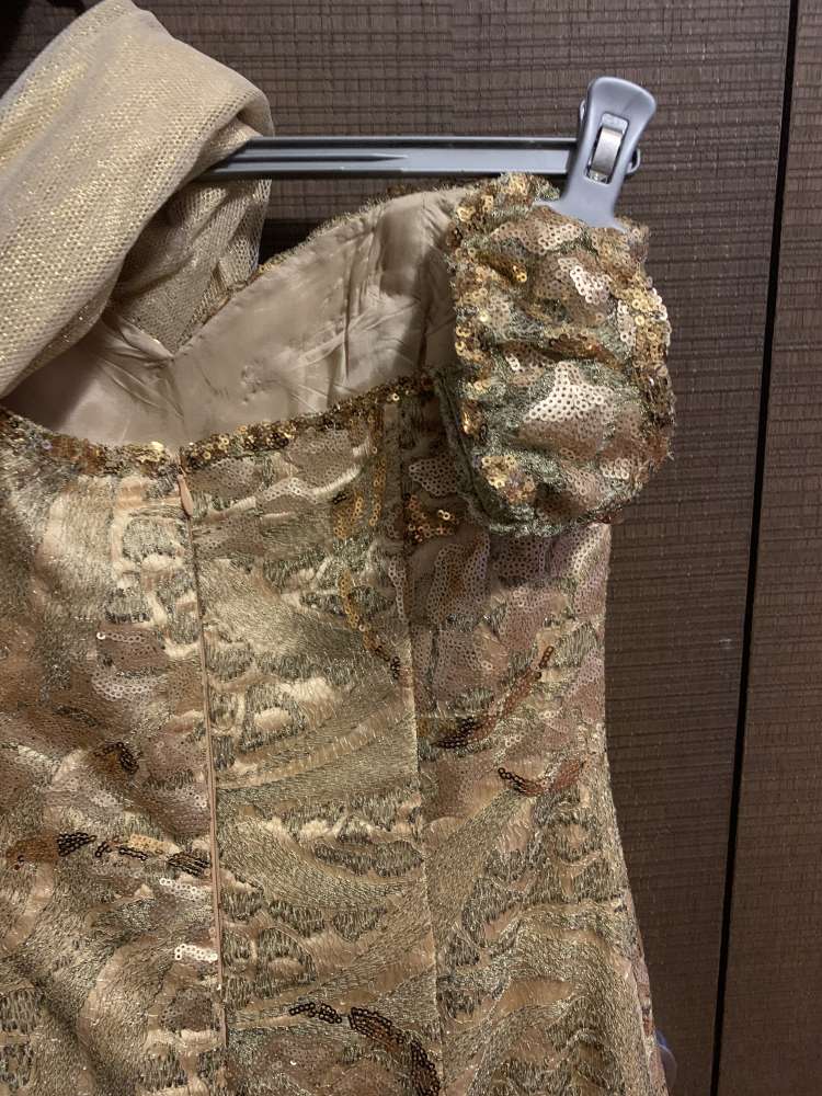 Zlate plesove saty Martina Kallai