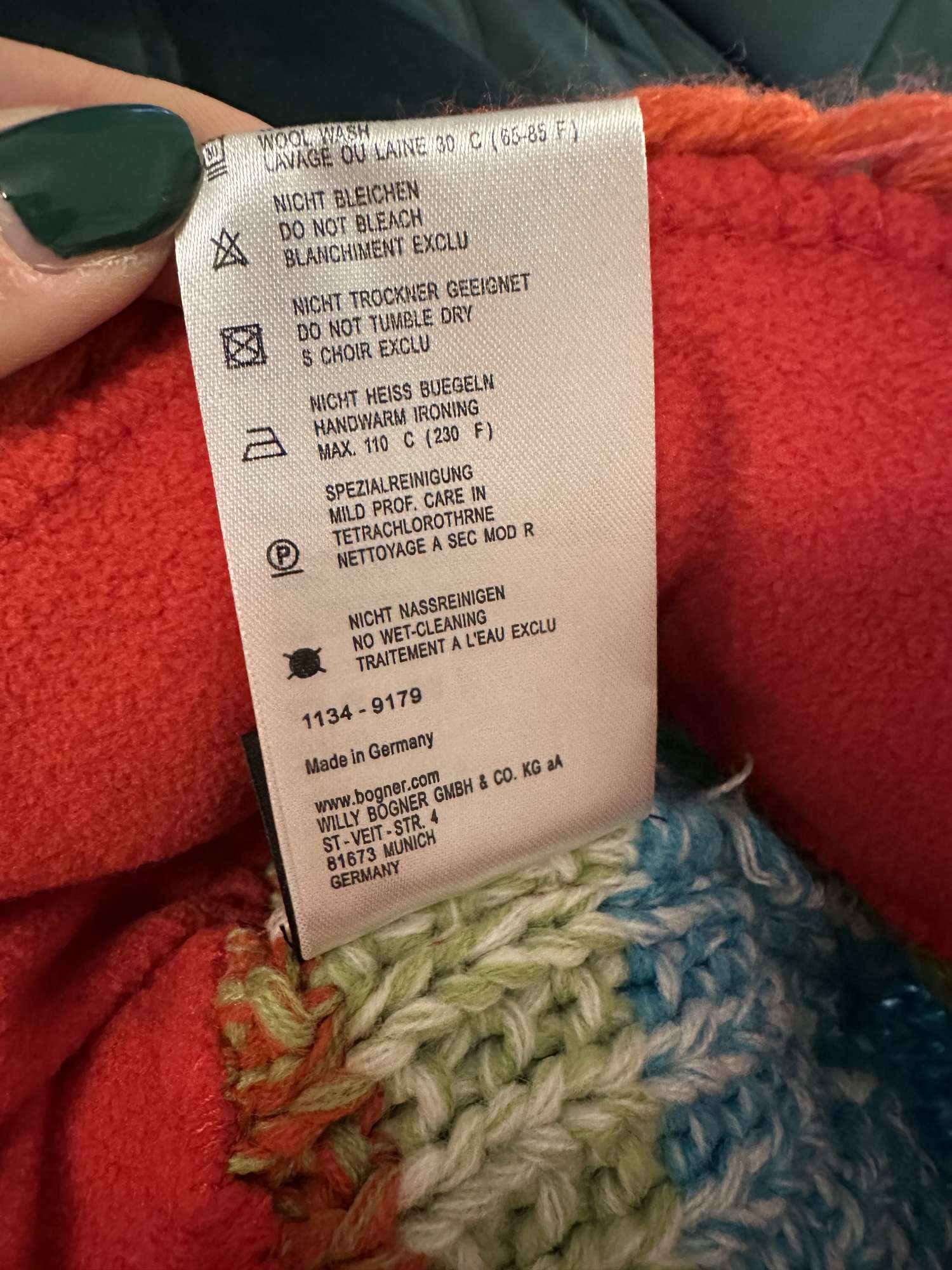 Farebna ciapka Bogner