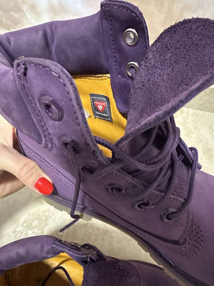 Fialove Timberland workery