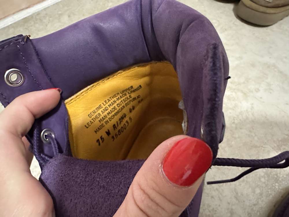 Fialove Timberland workery