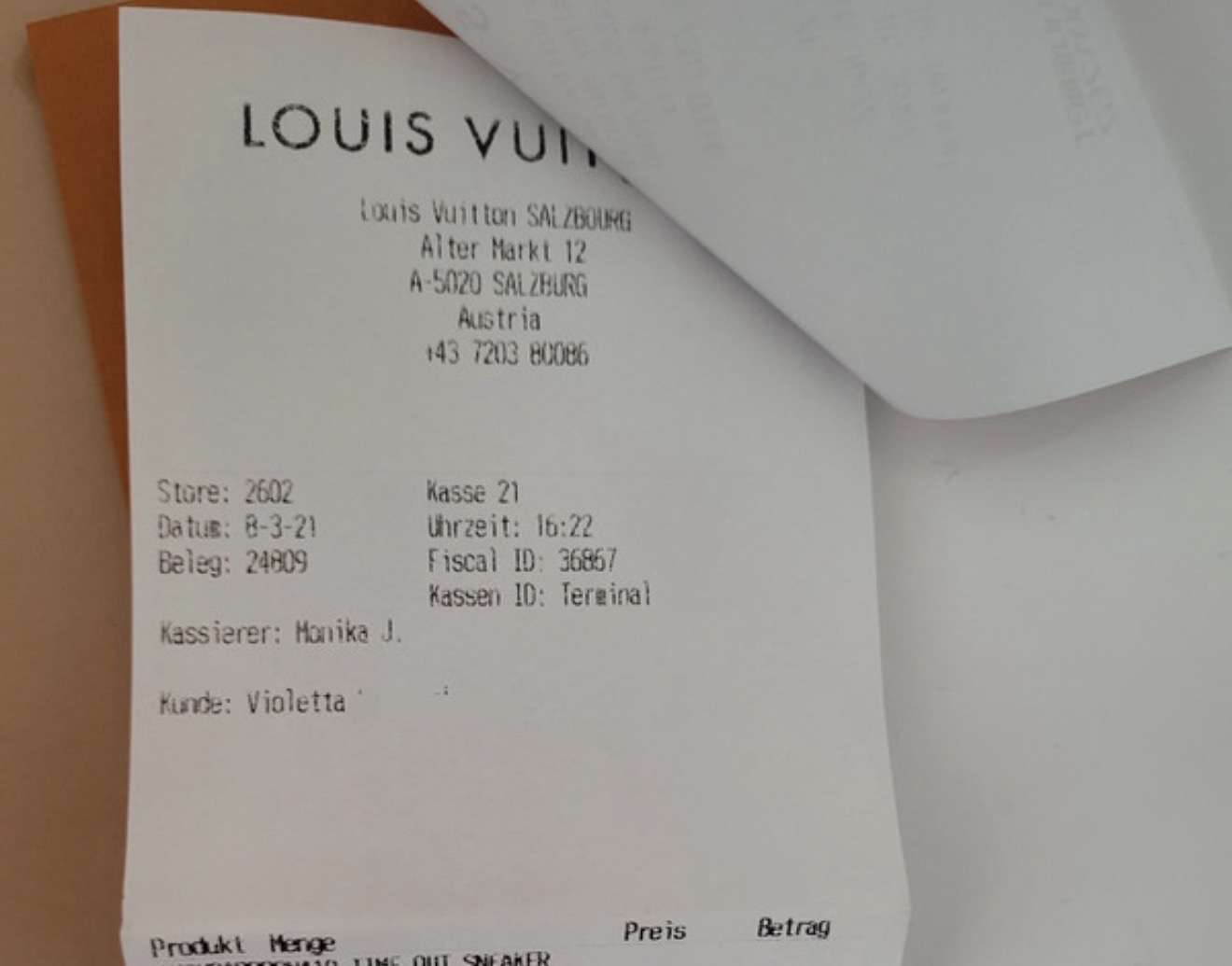 Louis Vuitton tenisky