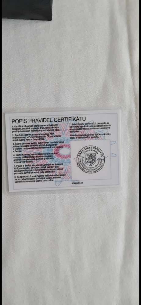 ALO diamantový náhrdelník s ružovým zlatom