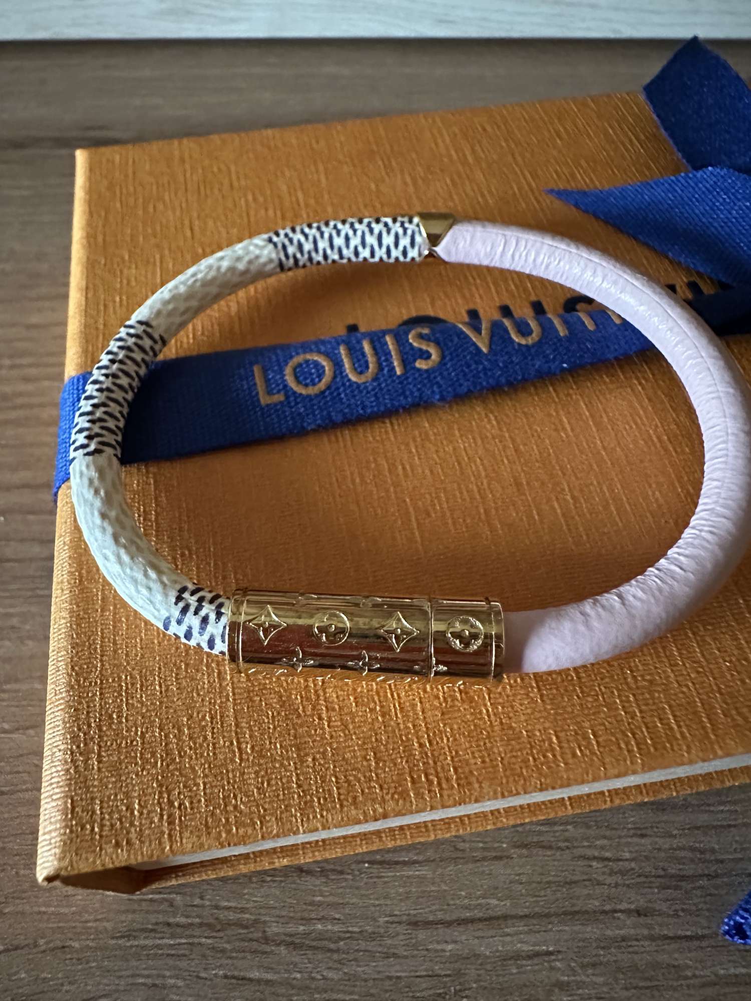 Daily Confidential bracelet Damier azur