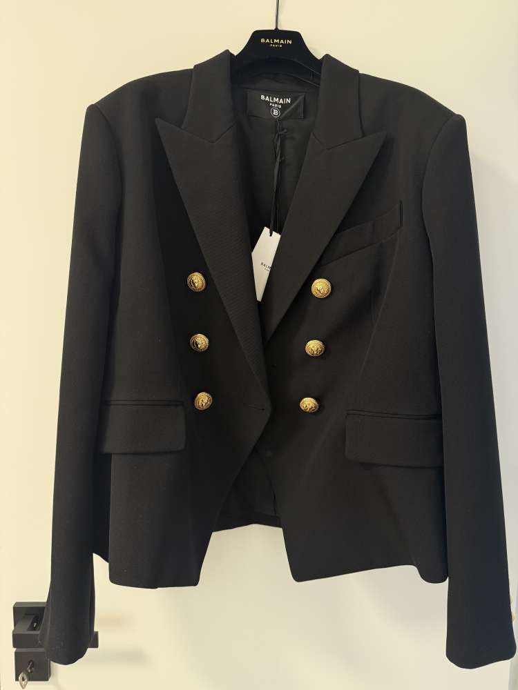 Balmain sako čierne