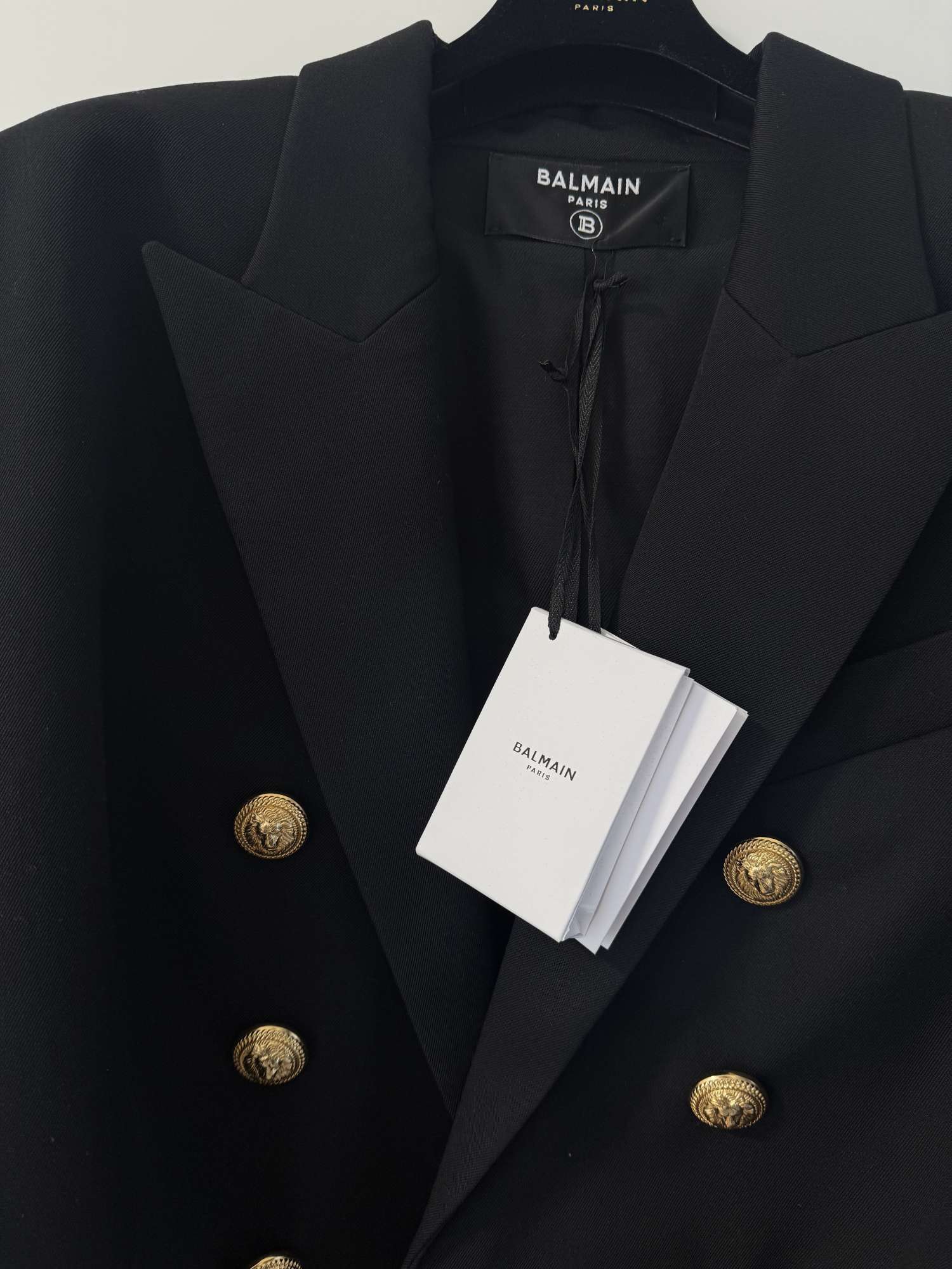 Balmain sako čierne