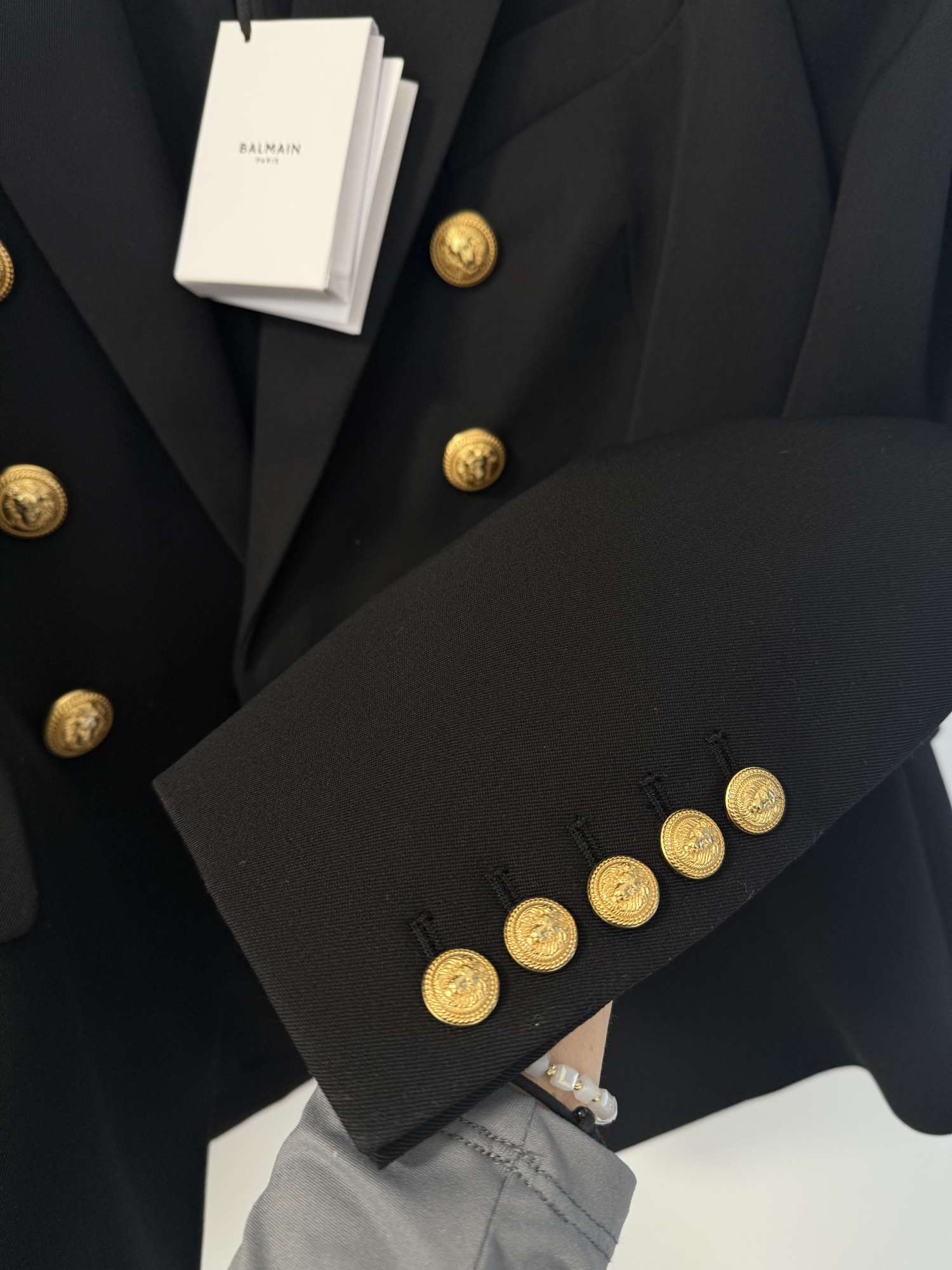 Balmain sako čierne