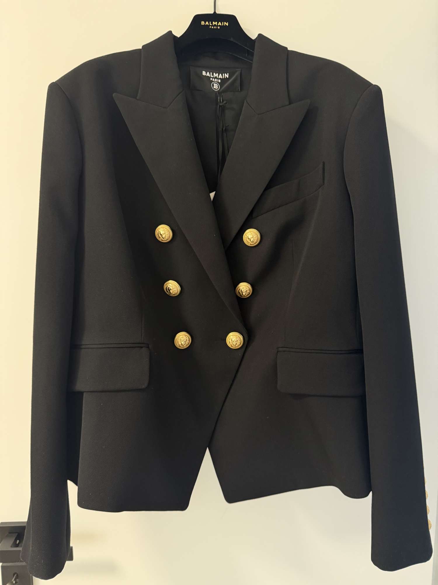 Balmain sako čierne