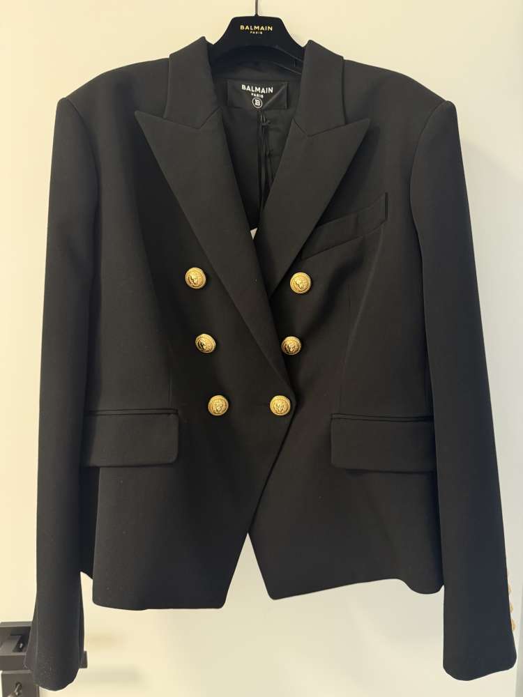 Balmain sako čierne