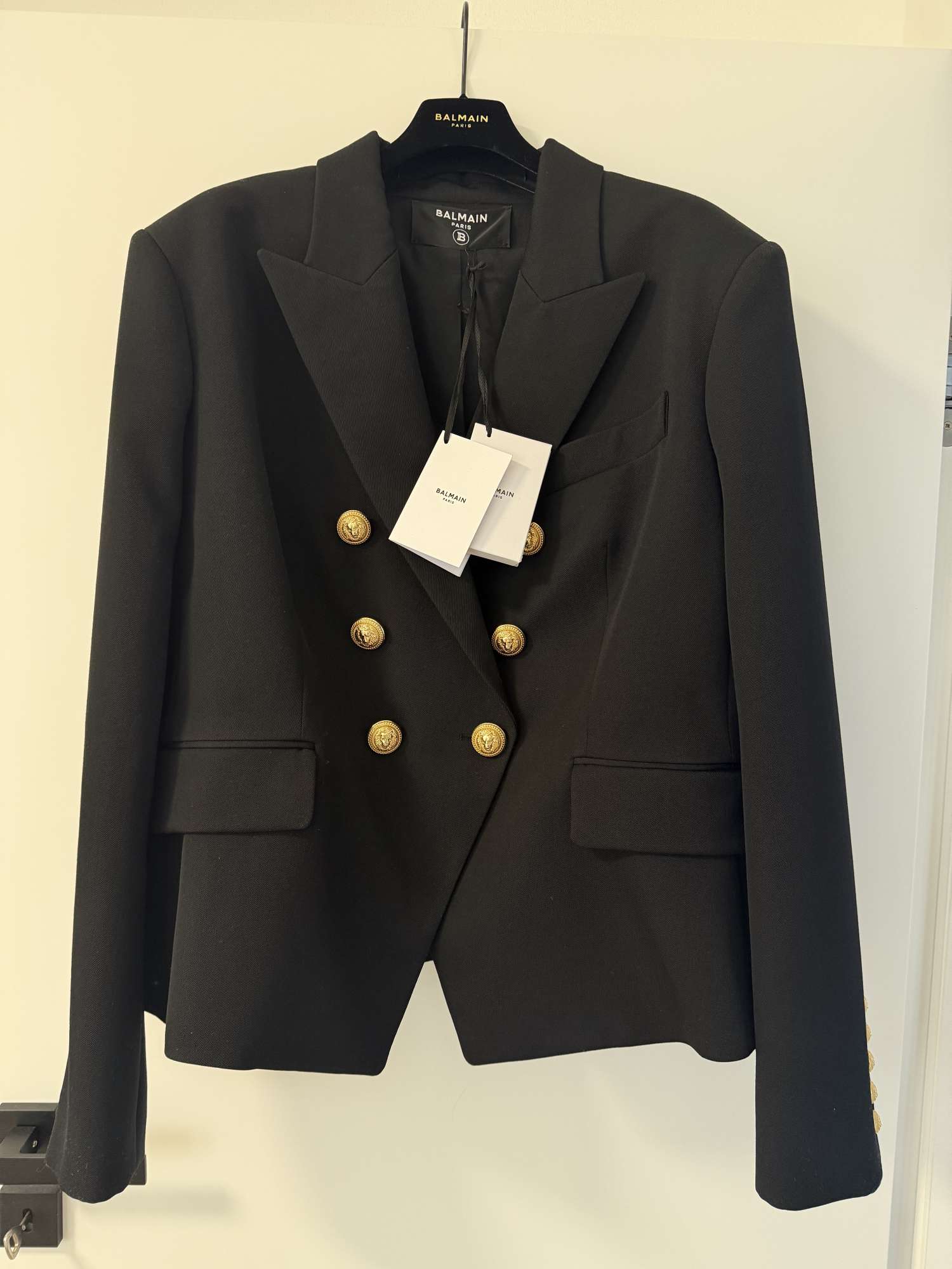 Balmain sako čierne