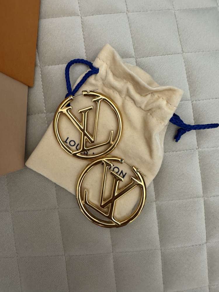 Náušnice kruhy Louis Vuitton