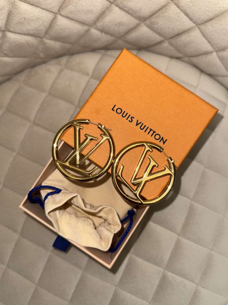 Náušnice kruhy Louis Vuitton