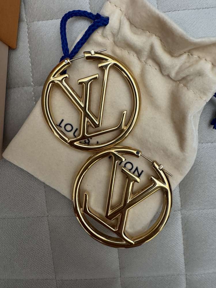 Náušnice kruhy Louis Vuitton