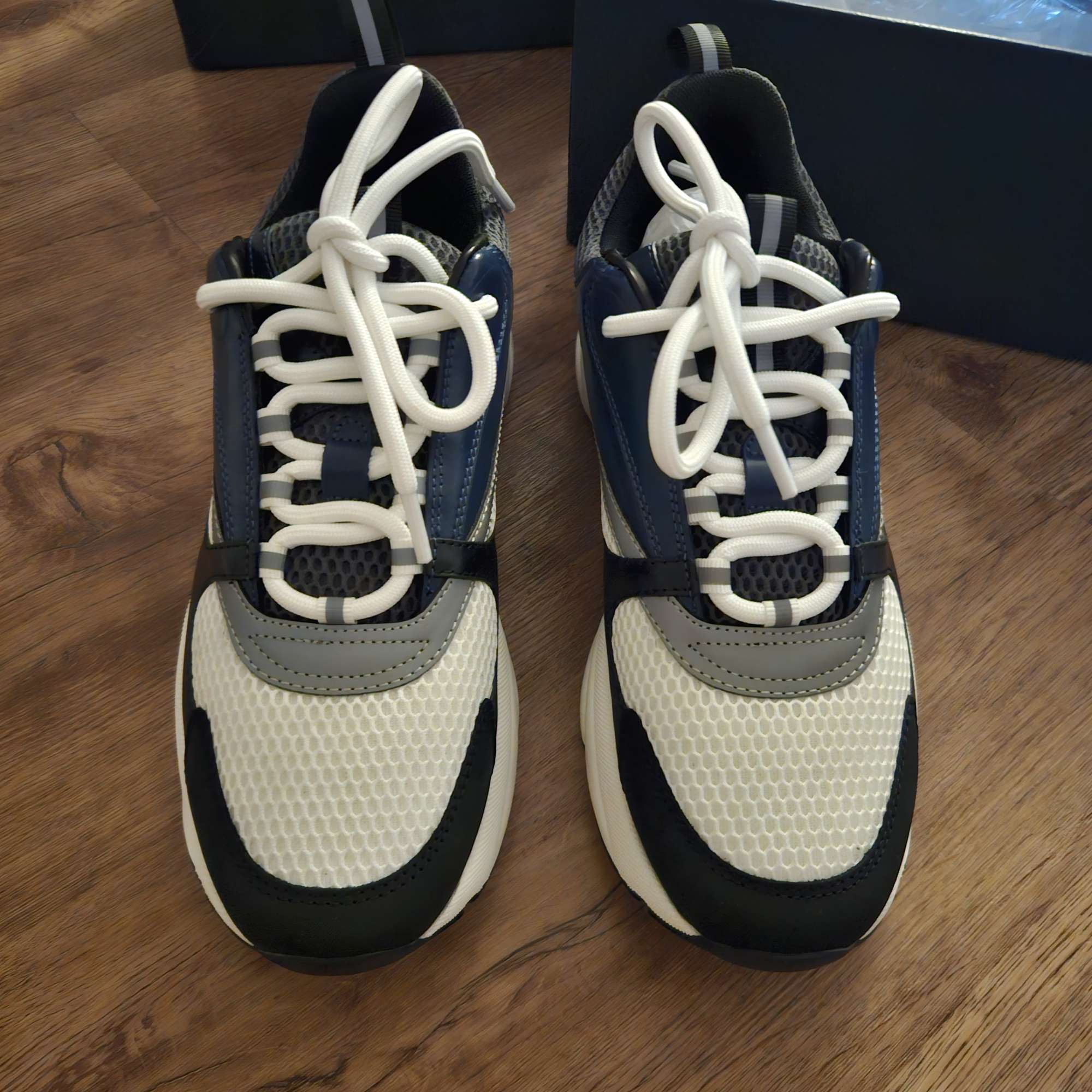 Dior B22 navy blue black sneakers