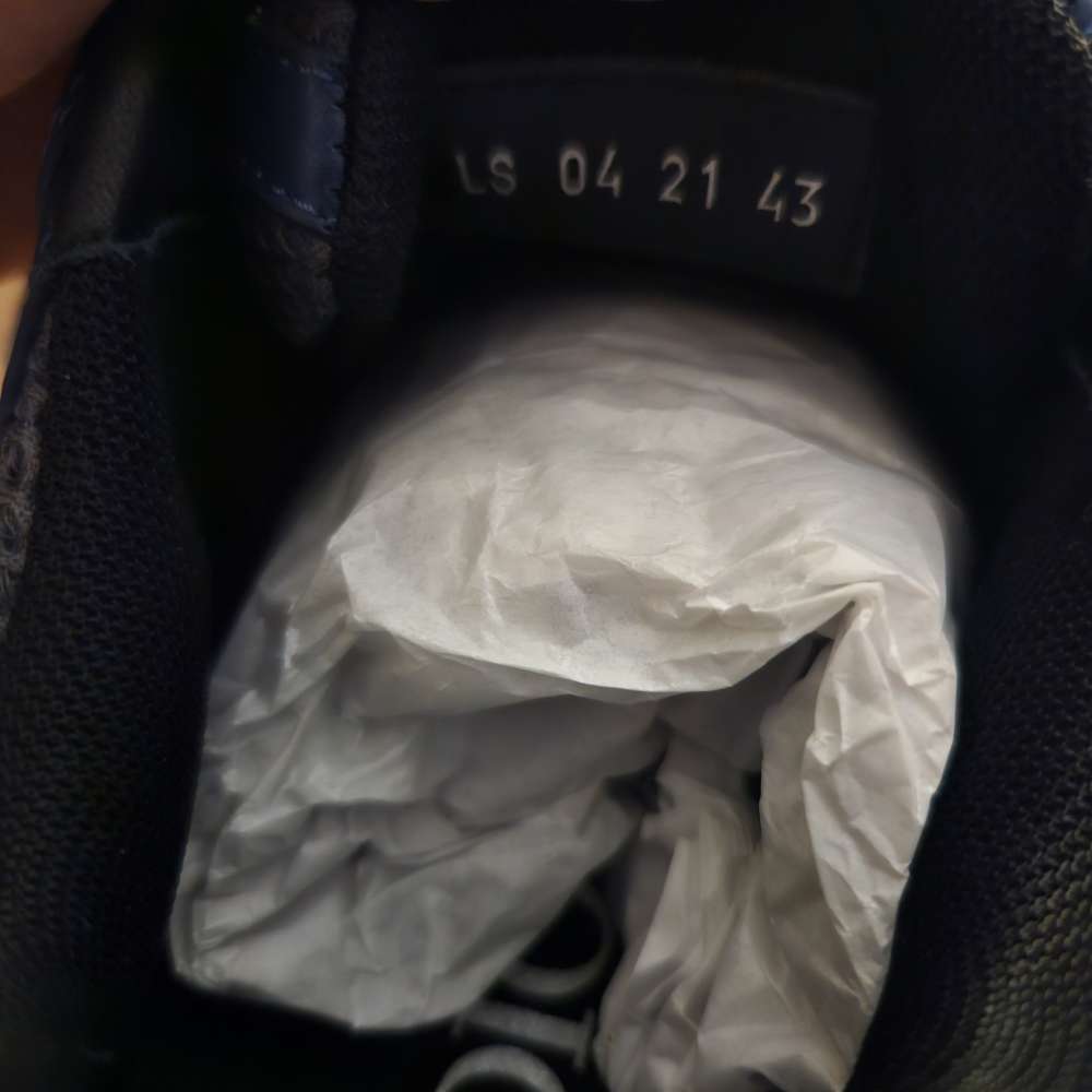 Dior B22 navy blue black sneakers