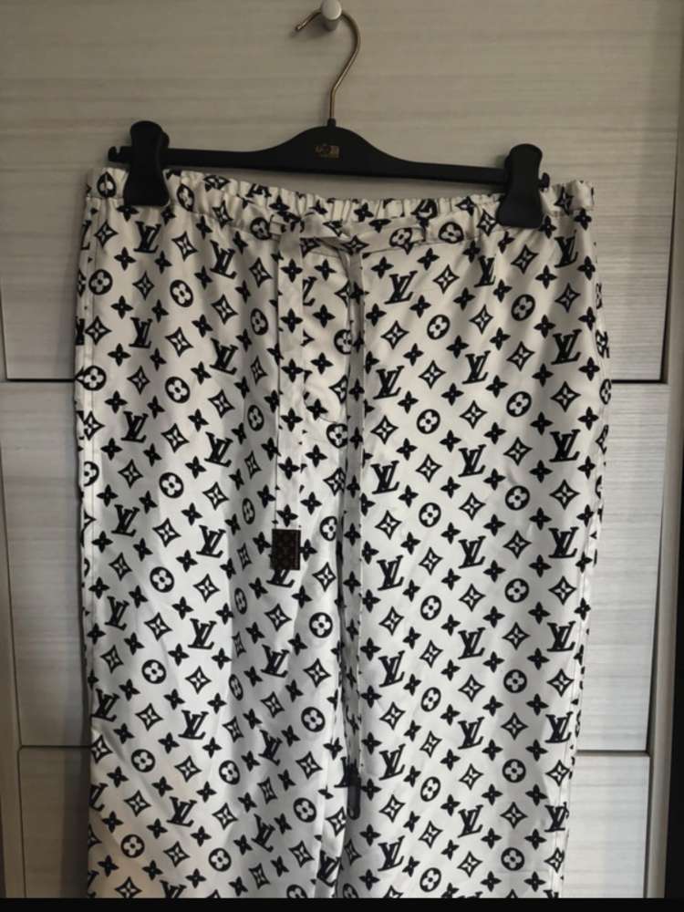 Louis Vuitton pyžamove nohavice