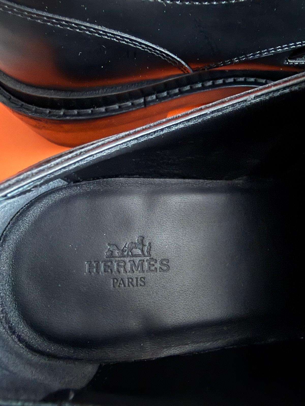 Hermes richelieu derby first loafers