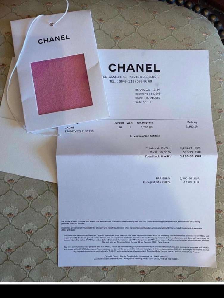 Chanel riflová bunda