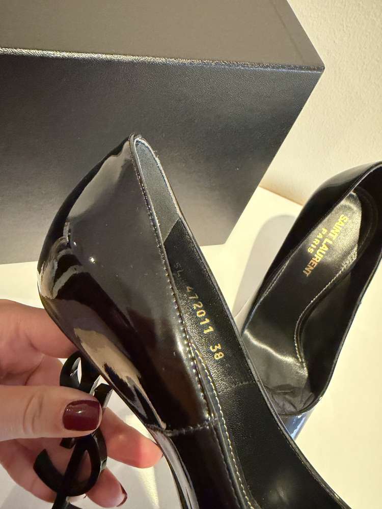 Saint Laurent Opyum patent leather pumps 110mm