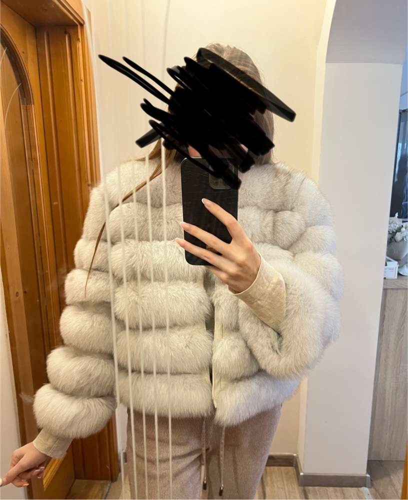 Líščia kožušina 4v1 prírodná biela - S/M