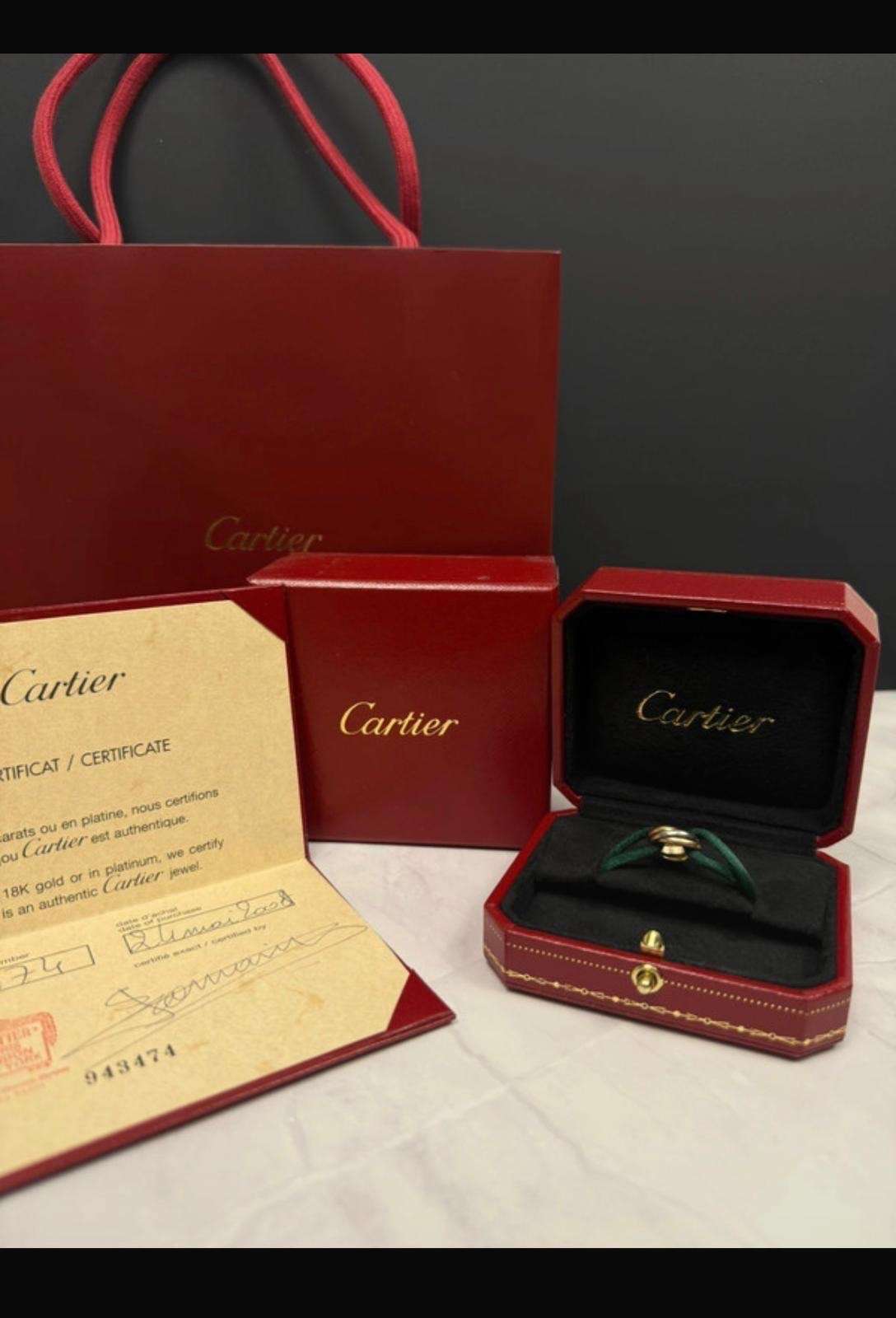 Cartier trinity náramok