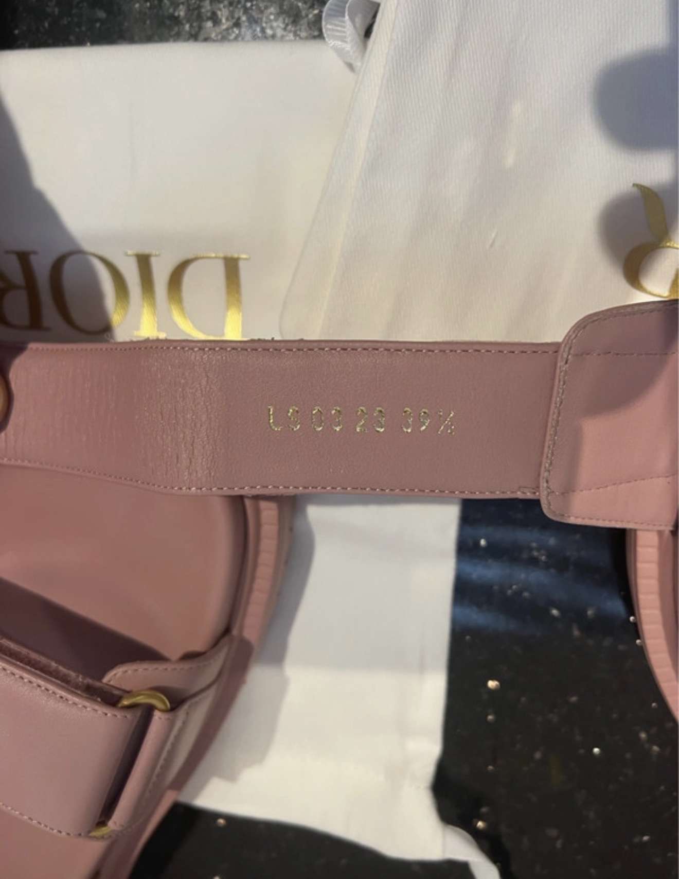 Dior sandalky