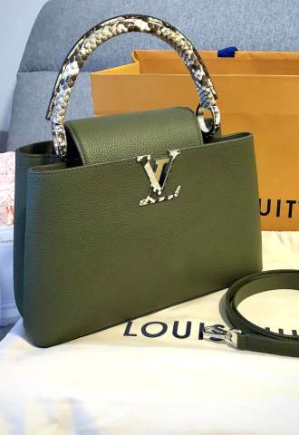 https://www.vipluxury.sk/Louis Vuitton Capucines MM taška s ručkou z pytóna