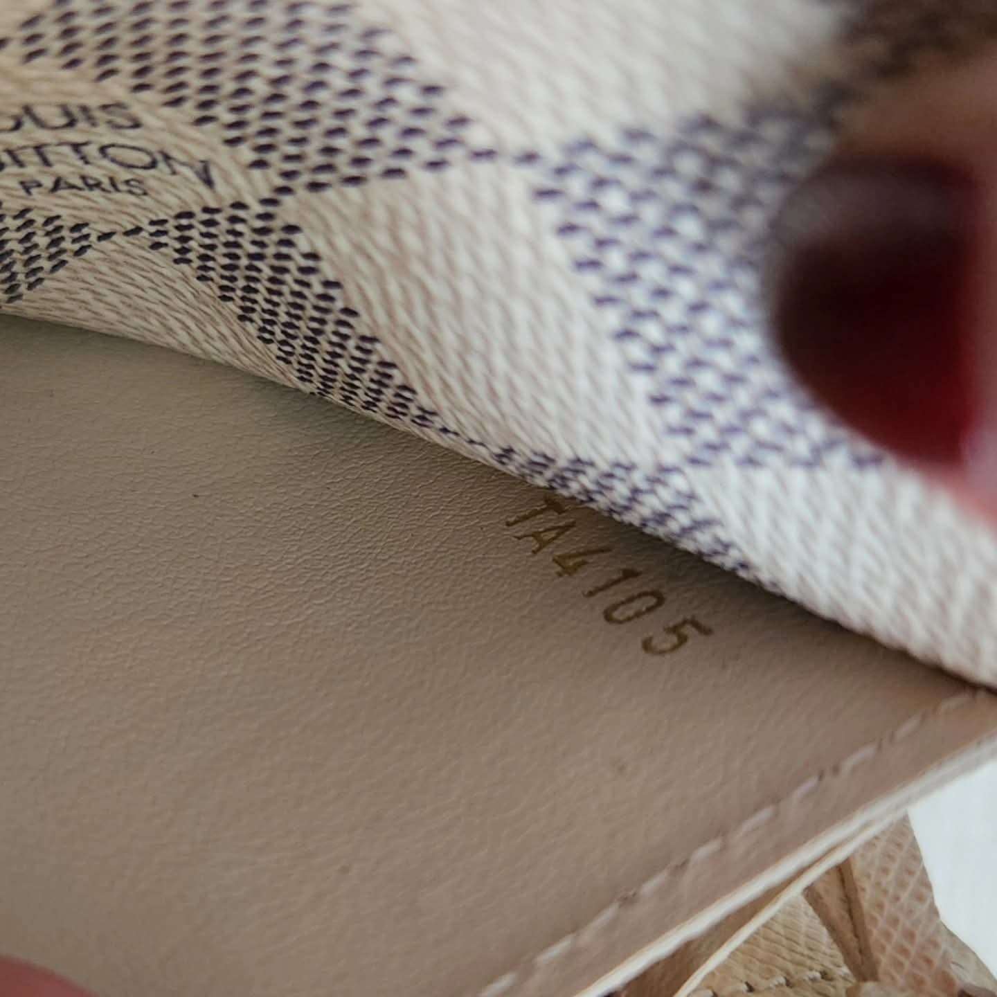 Louis Vuitton Emilie Damier Azur