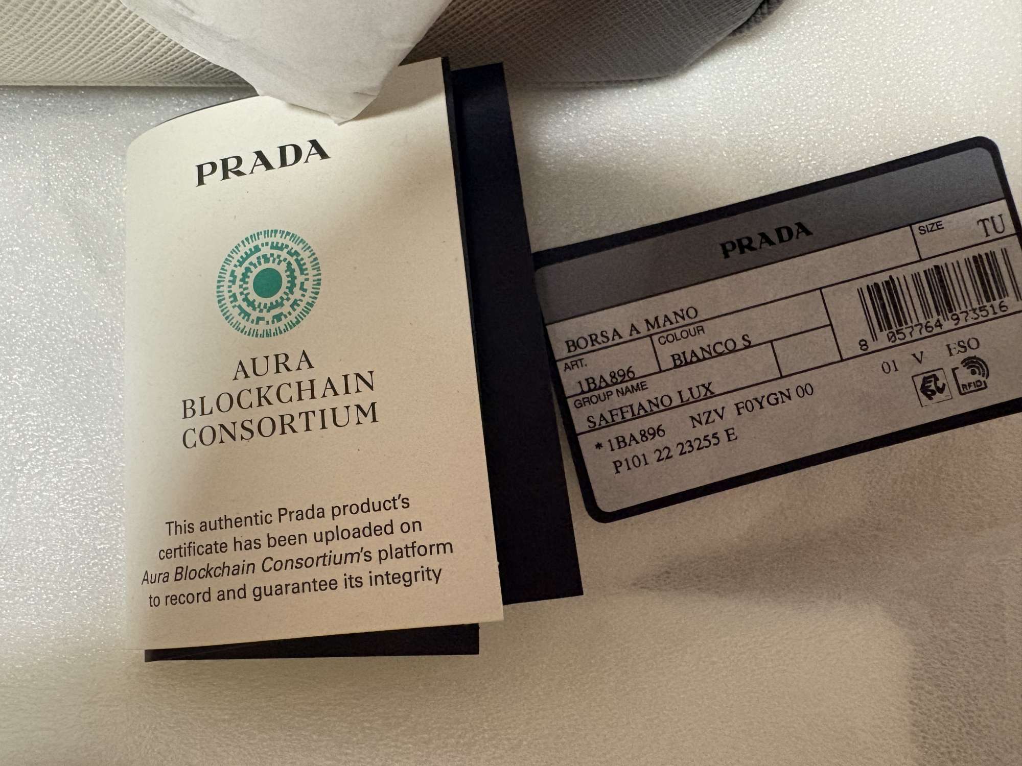 PRADA Galleria Saffiano Lux Ombre Small Double Zip