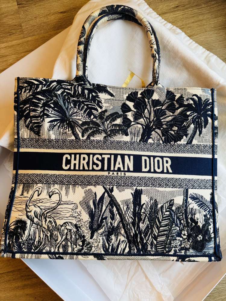 Dior large book tote