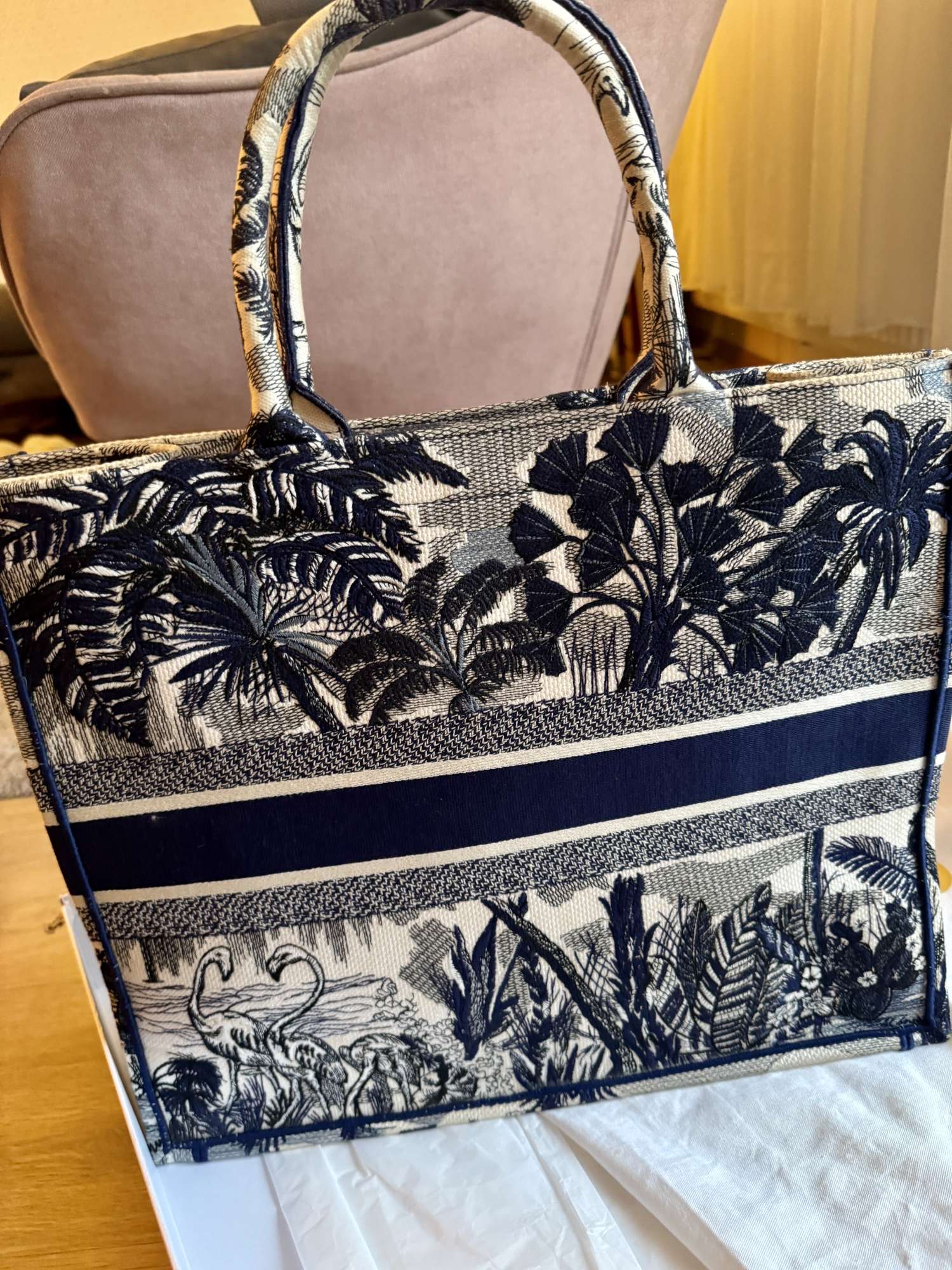 Dior large book tote