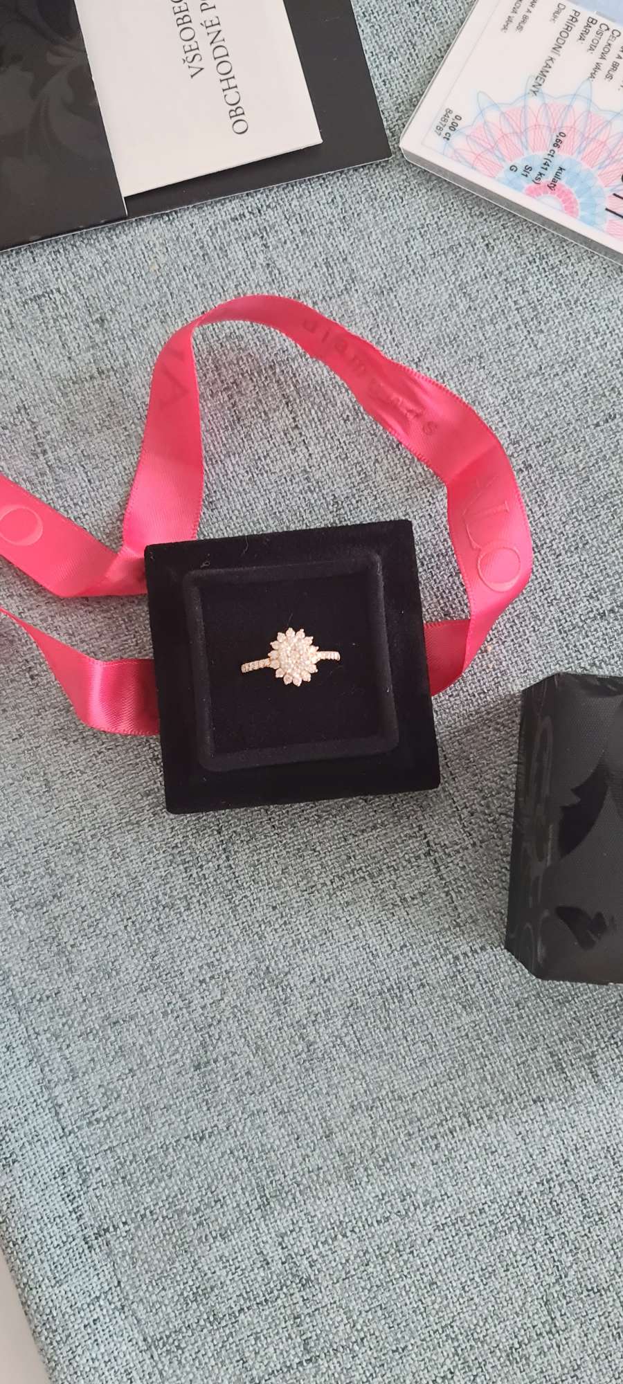 ALO Diamonds briliantový prsteň rosegold