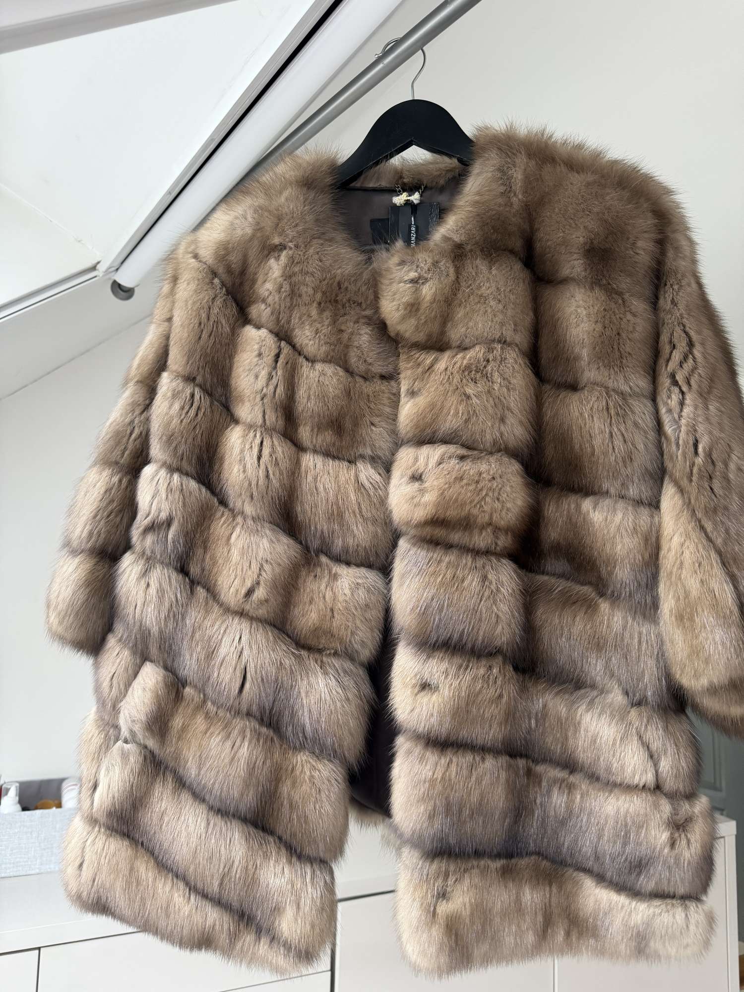 MANZARI Russian Sable luxusný kožuch zo soboľa