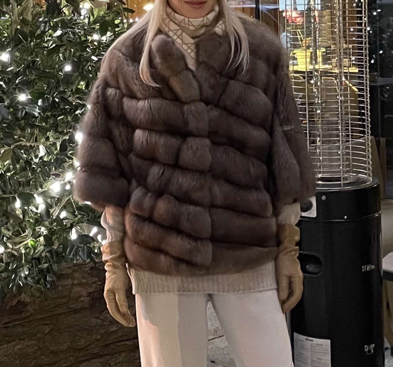 MANZARI Russian Sable luxusný kožuch zo soboľa