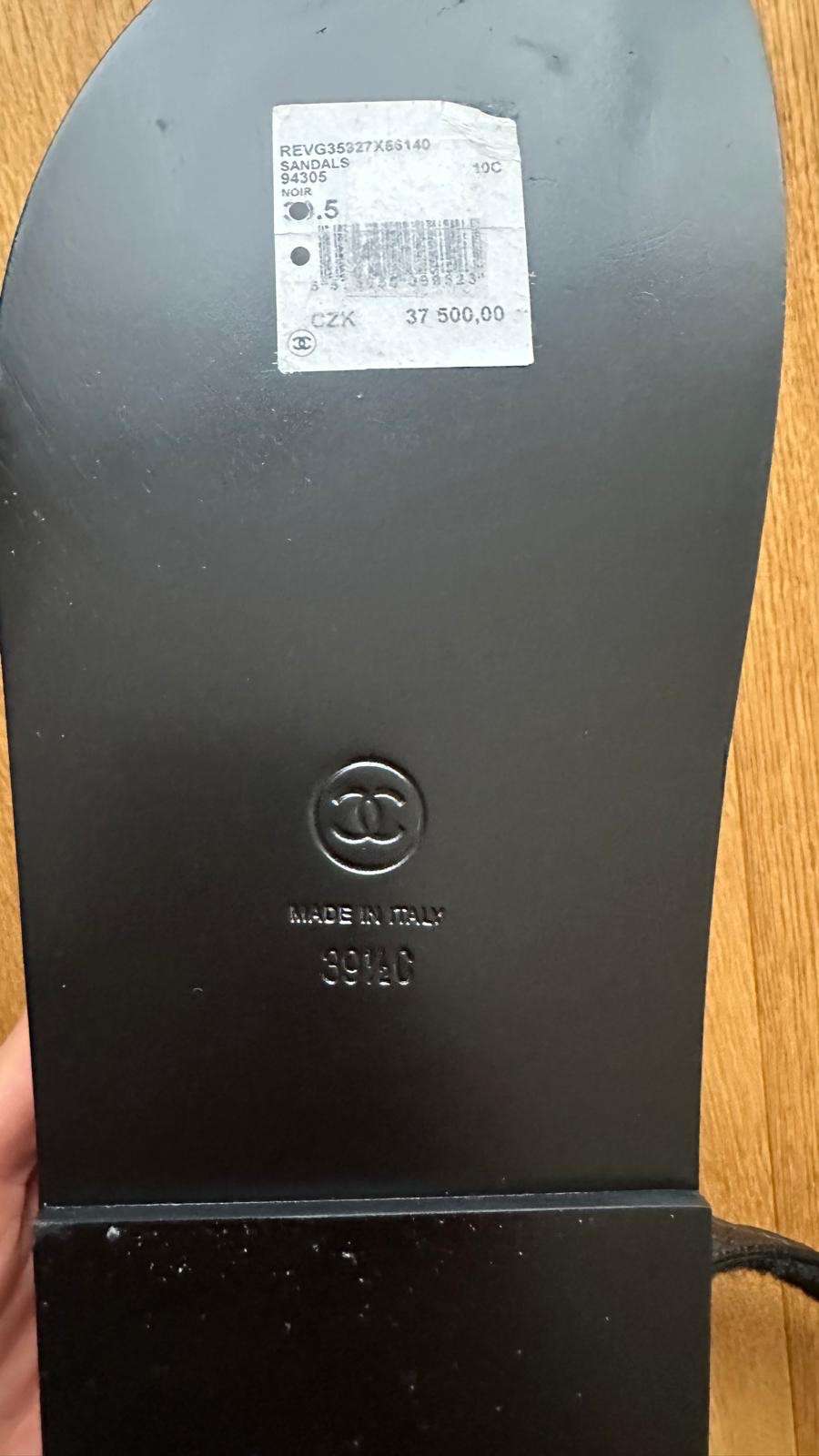 Chanel grandad sandále