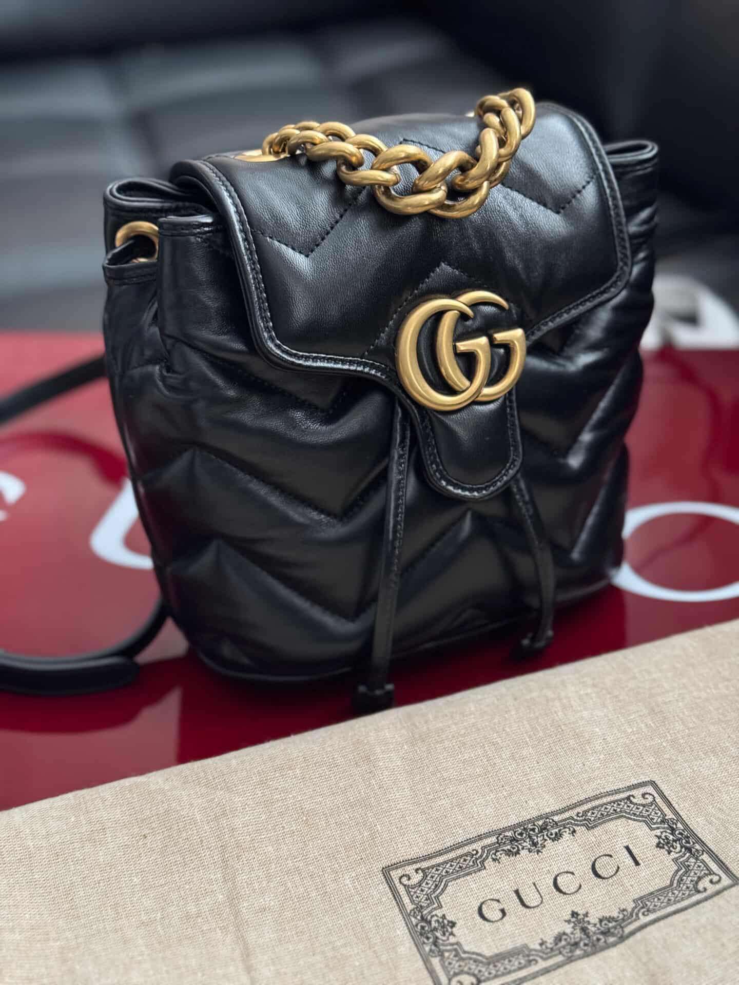 Gucci kožený ruksak