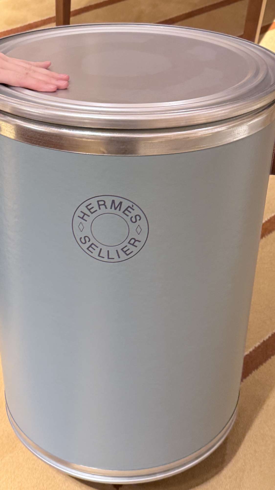 Úložný box Hermès, veľký, limitovaná farba, celadon