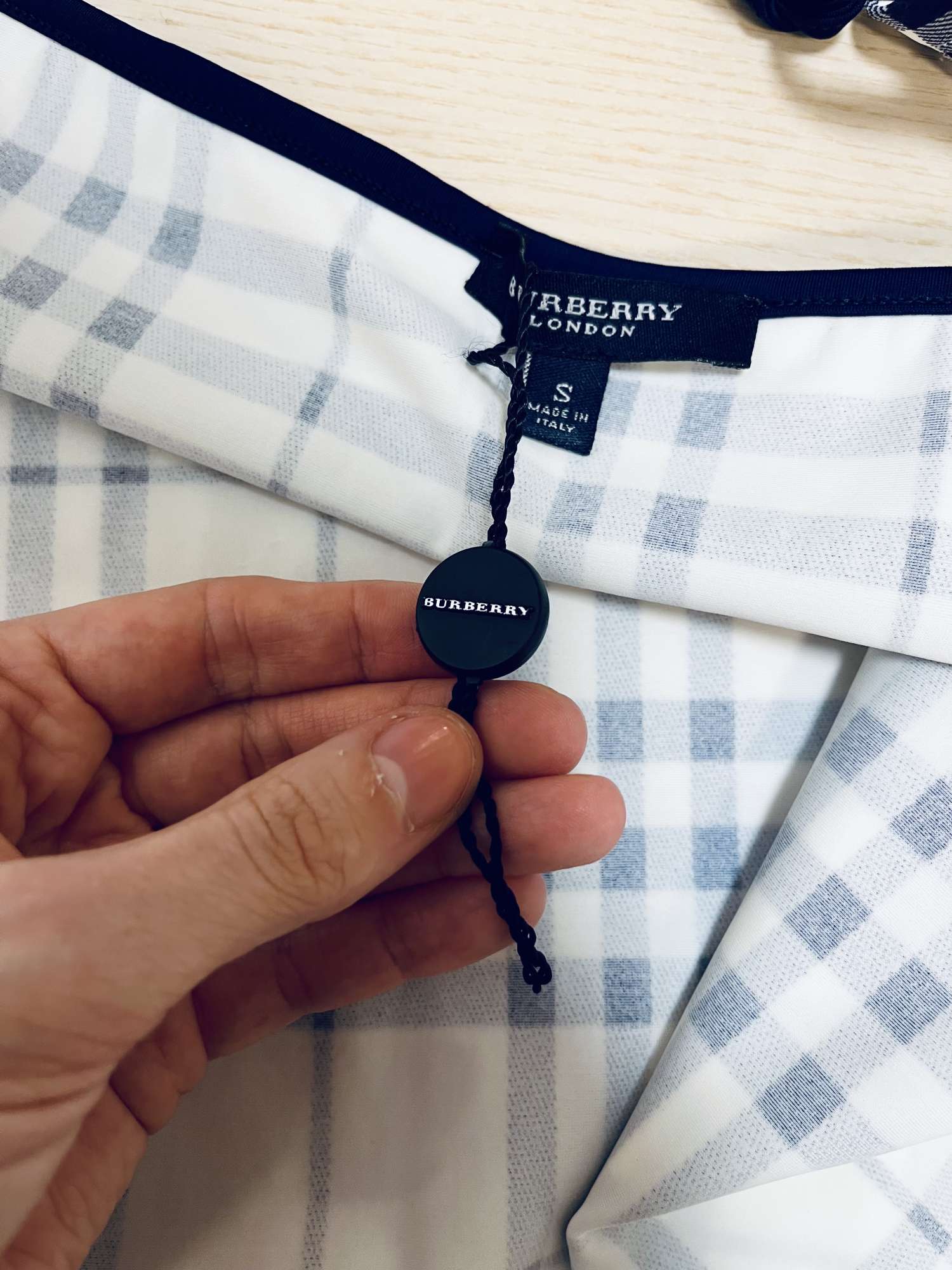 Burberry plavková suknička na plavky S