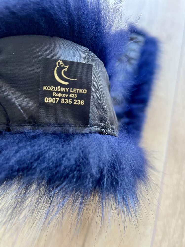 Pravá kožušina šál - okolo krku, na kapucňu, kabát