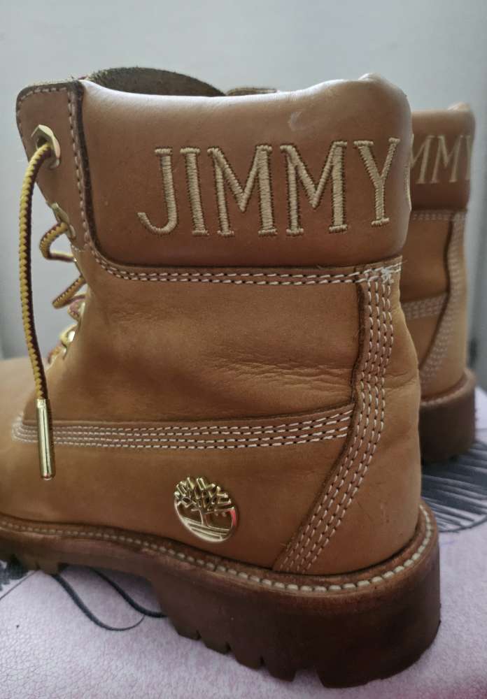 Jimmy Choo x Timberland boots.