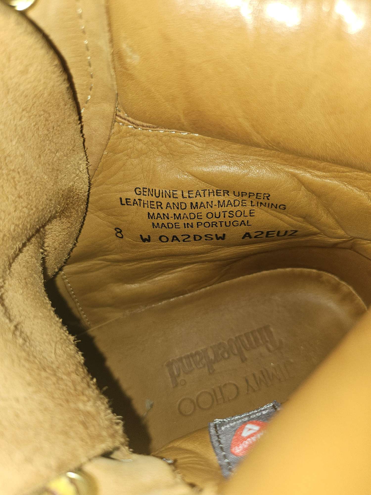 Jimmy Choo x Timberland boots.