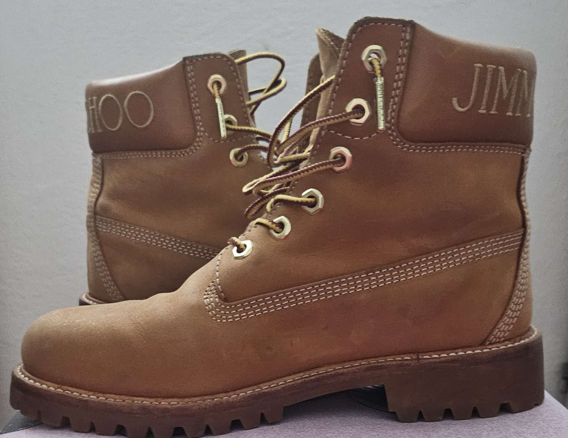 Jimmy Choo x Timberland boots.