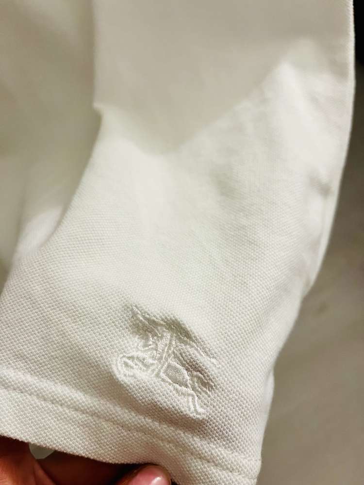 Burberry biela polokošeľa XS