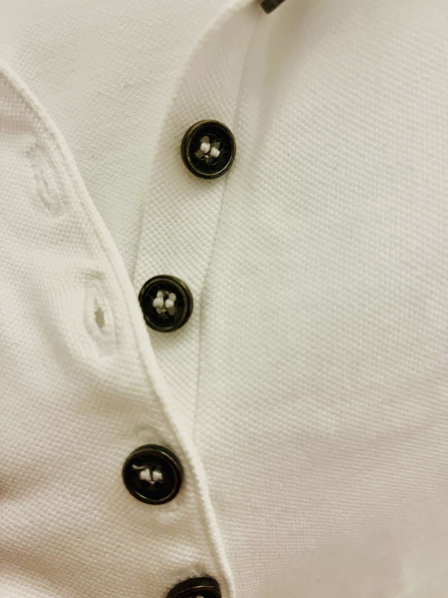Burberry biela polokošeľa XS