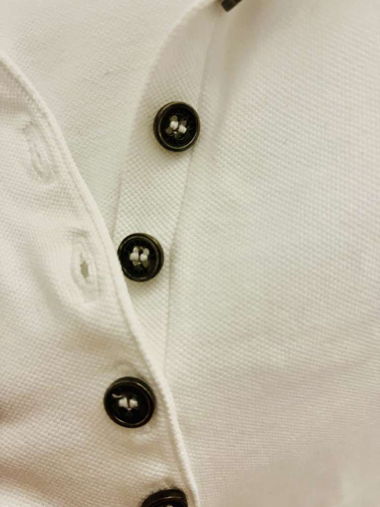 Burberry biela polokošeľa XS
